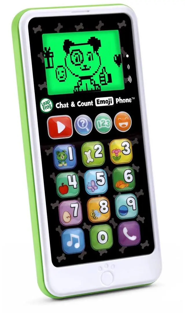 Alt view image 3 of 7 - _Mega Brand Chat and Count Emoji Phone, Green