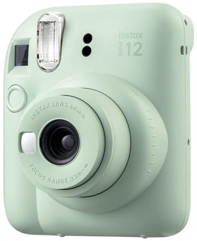 Alt view image 4 of 7 - _Mega Brand Instax Mini 12 Instant Camera Mint Green Bundle with Fuji Instax Mini Film Value Pack (60 Sheets) + Protective Carrying Case + Photo Album + Microfiber Cleaning Cloth