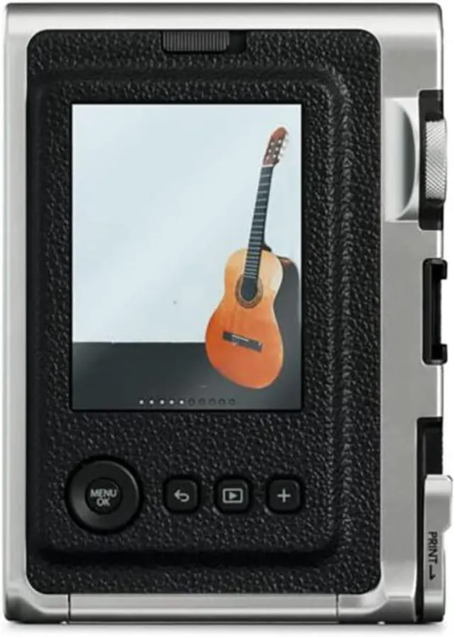 Alt view image 6 of 7 - _Mega Brand Instax Mini EVO Hybrid Instant Film Camera (Black) (16745183) Bundle with 20 Instant Film Sheets + 32GB Memory Card + Small Padded Case + SD Card Reader + Microfiber Cleaning Cloth