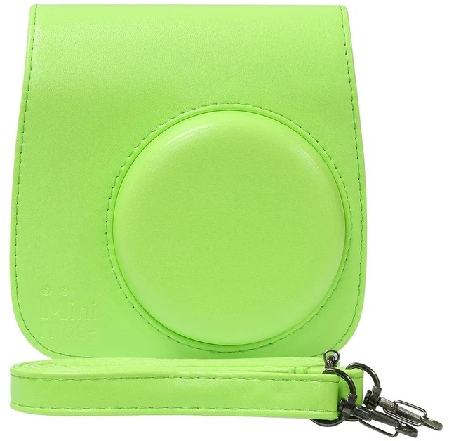 Alt view image 2 of 5 - Fuji Instax Mini 9 Instant Camera Lime Green with Custom Case + Film Value Pack (50 Sheets) Flamingo Designer Photo Album for Fuji instax Mini 9 Photos