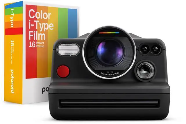 Main image of _Mega Brand I-2 Instant Camera Bundle with Color i-Type Film Double Pack (16 Photos) - Full Manual Control, app Enabled Analog Instant Camera with _Mega Brand sharpest 3-Element Lens (6444)