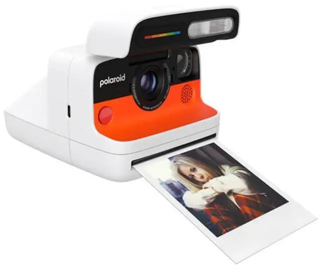 Alt view image 4 of 4 - Flip Instant Camera with Sonar Autofocus and Retro Design (White) | Hyperfocal 4-Lens System, Uses sound waves to measure distance and adjust focus