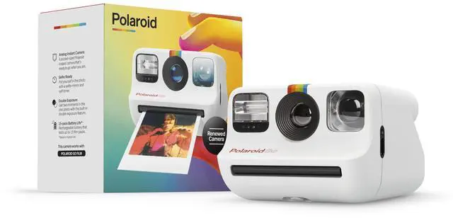Main image of _Mega Brand Go Instant Camera - White (9123)