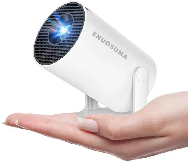 Main image of _Mega Brand Super Mini Projector with WIFI 6 and Bluetooth, 4K 1080P Support Portable Projector, Built-in App, Android 11, 200 ANSI, Auto Keystone Correction, Video Projector for Laptop/PC/Smartphone