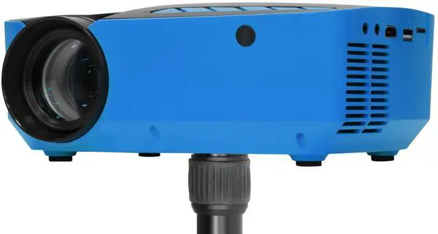 Alt view image 6 of 7 - _Mega Brand Flare 100 Artist HD Digital Projector with Monopod Arm Clamp Stand - HDMI, Art Grids, and Wi-Fi