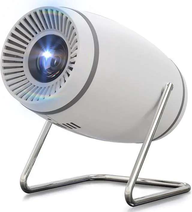 Main image of _Mega Brand Projector, Mini Projector with WiFi and Bluetooth, 4K 1080P Support Portable Projector 270° Rotatable 130'' Screen Movie Projector Auto Keystone Compatible with Smartphone/PC/Laptop