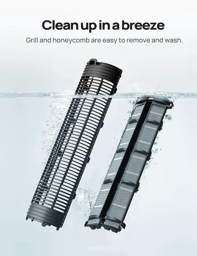 Alt view image 7 of 7 - _Mega Brand Tower Fan for Bedroom,40"Evaporative Air Cooler,Cooling Fans That Blow Cold Air with 80°Oscillating,Removable Water Tank,3 Modes 4-Speed,Remote Control,Quiet Floor Fan,7H Timer,Black