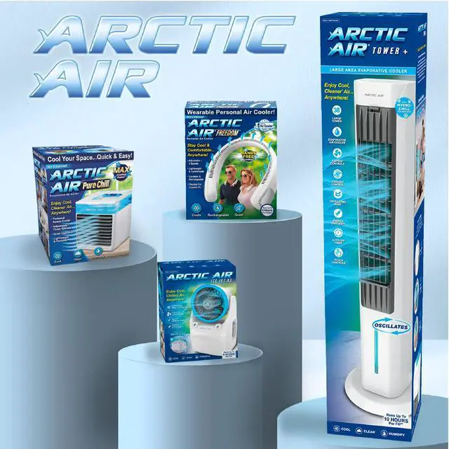 Alt view image 6 of 6 - _Mega Brand Pure Chill Deluxe Evaporative Air Cooler - Powerful, Quiet, Lightweight And Portable Space Cooler With Hydro-Chill Technology For Bedroom, Office, Living Room & More