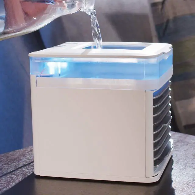 Alt view image 4 of 6 - _Mega Brand Pure Chill Evaporative Air Cooler By Ontel - Powerful 3-Speed Personal Space Cooler, Quiet, Lightweight And Portable For Bedroom, Office, Living Room & More