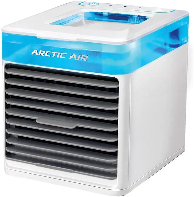 Alt view image 2 of 6 - _Mega Brand Pure Chill Evaporative Air Cooler By Ontel - Powerful 3-Speed Personal Space Cooler, Quiet, Lightweight And Portable For Bedroom, Office, Living Room & More