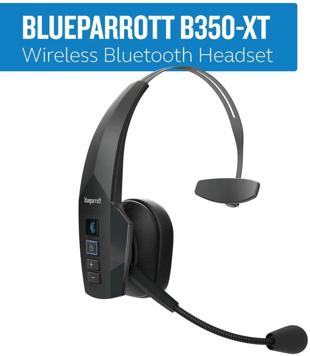 Alt view image 2 of 7 - BlueParrott B350-XT Bluetooth Headset | 96% noise canceling headset for truck drivers; lightweight comfort, IP54-rated, 24 hr talk time