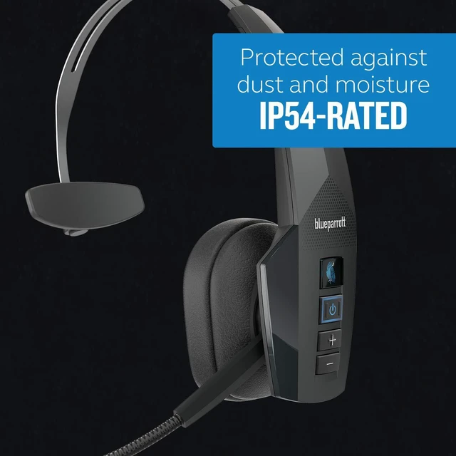 Alt view image 7 of 7 - BlueParrott B350-XT Bluetooth Headset | 96% noise canceling headset for truck drivers; lightweight comfort, IP54-rated, 24 hr talk time