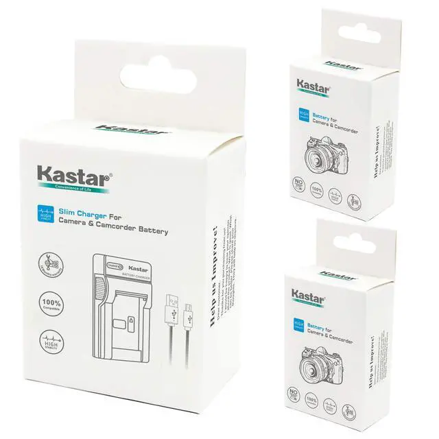 Alt view image 6 of 7 - Kastar NP-BG1 / NP-FG1 Battery (2-Pack) + Slim USB Charger Compatible with Sony Cyber-Shot Cameras Check Battery Model Before Purchase