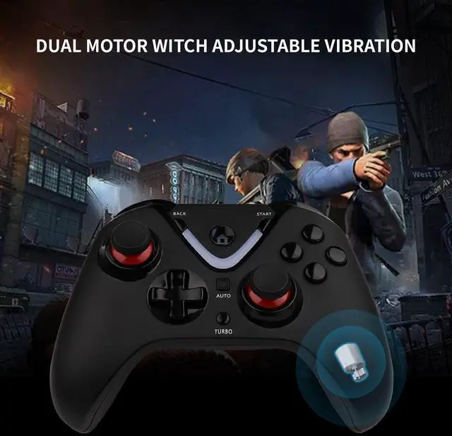 Alt view image 7 of 7 - _Mega Brand Wireless Game Controller with LED Lighting Compatible with Xbox One S/X, Xbox Series S/X Gaming Gamepad, Remote Joypad with 2.4G Wireless Adapter, Rechargeable Battery