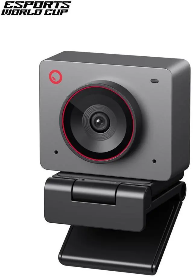 Alt view image 2 of 7 - _Mega Brand Meet 2-4K Webcam for PC with 1/2"Sensor,AI Framing & Autofocus,Beauty Mode,Lightweight,Gesture Control,HDR,Dual Microphone,60 FPS,Web Cam for Streaming, Meeting,Gaming.(Space Grey)