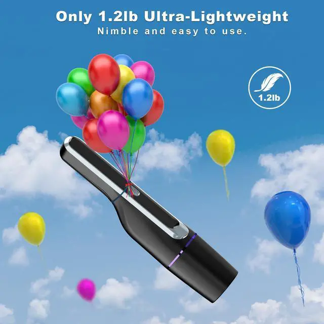 Alt view image 2 of 7 - _Mega Brand Handheld Vacuum Cordless - Car Vacuum with Brushless Motor & 14000Pa Powerful Suction, 1.2lbs Lightweight, LED Light, Slim Mini Vacuum Cleaner for Car Home Office Pet