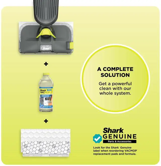 Alt view image 6 of 7 - VACMOP Cordless Hard Floor Cleaner, Vacuum and Spray Mop, Powerful Suction, Lightweight, LED Headlights, Includes 4 Disposable Pads, 12oz Multi-surface Cleaning Solution, Gray, VM252