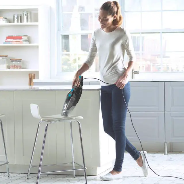 Alt view image 5 of 7 - _Mega Brand NES215A Blaze 3-in-1 Swivel Handheld & Stick Vacuum Cleaner, Blue