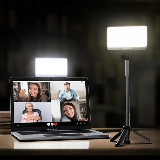 Main image of _Mega Brand Zoom Lighting for Computer, 30 Light Modes, Portable Video Conference Lighting for Laptop, Ring Light for Desk, Zoom Call, Video Call, Video Conferencing, Remote Working Space Gray