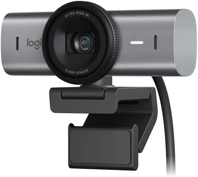 Main image of _Mega Brand MX Brio Ultra HD 4K Collaboration and Streaming Webcam, 1080p at 60 FPS, Dual Noise Reducing Mics, Show Mode, USB-C, Webcam Cover, Works with Microsoft Teams, Zoom, Google Meet - Graphite