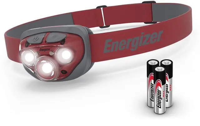 Main image of _Mega Brand LED Headlamp, Bright Headlamp for Outdoors, Camping and Mechanic Work Light, Includes Batteries, Pack of 1, Rust Red