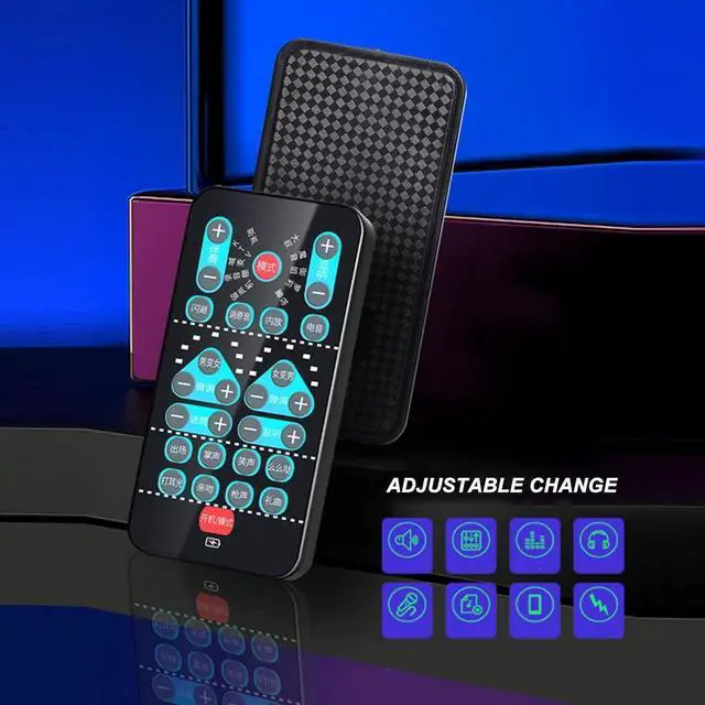 Alt view image 4 of 7 - _Mega Brand Live Sound Card with 8 Sound Effects, Mini Voice Changer for Podcast for Live Streaming on Phone Computer, Handheld Sound Card