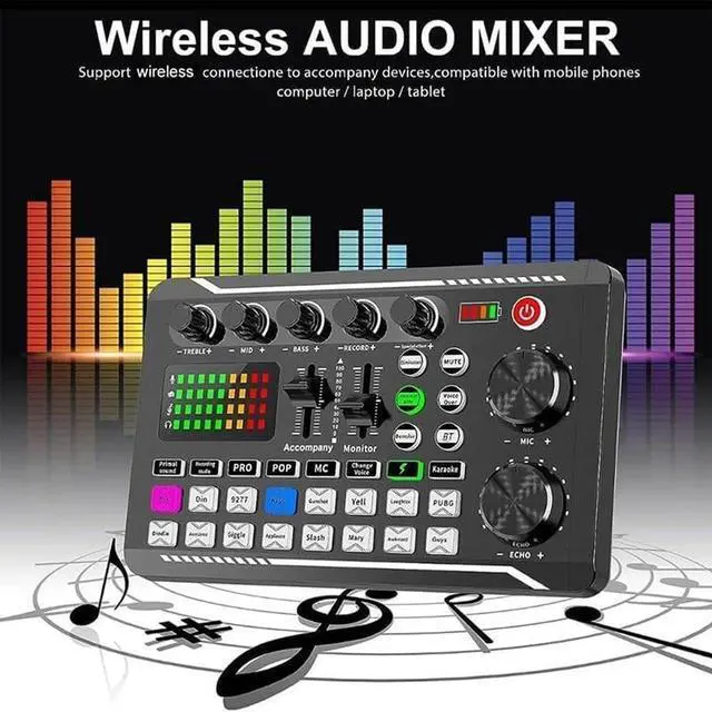 Alt view image 5 of 7 - _Mega Brand Live Sound Card With DJ Mixer Effects & Voice Changer, Audio Mixer for Streaming With Multiple Sound Effects (A)