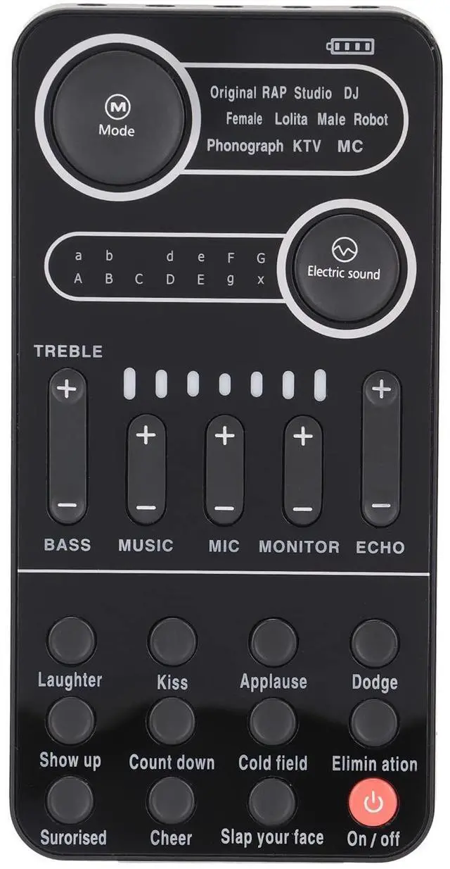 Main image of _Mega Brand Live Sound Card, USB External Karaoke Mixer with Sound Effects for Live Broadcast, K Songs, Recording, Voice Chatting (K9)