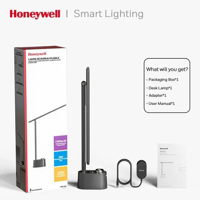 Alt view image 6 of 7 - _Mega Brand Sunturalux LED Desk Lamp with USB Charging Ports HWT-H01 - Stepless Dimmable Eye Caring Desk Light for Home Office Bedroom Bedside College Dorm, Foldable Table Lamp Reading Lamp Black