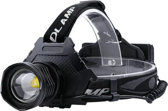 Alt view image 4 of 7 - _Mega Brand LED Rechargeable Headlamp, High Lumens Super Bright with 5 Modes & IPX7 Level Waterproof USB Rechargeable Zoom Headlamp, 90° Adjustable for Outdoor Camping, Running, Cycling, Climbing