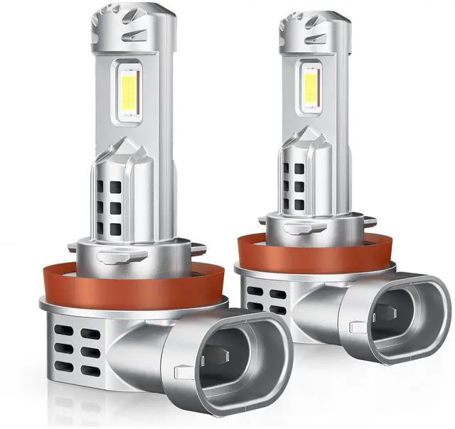 Main image of _Mega Brand h8/h11 bulbs,Super Bright 6500K Cool White with Cooling Fan, IP68 Waterproof, Pack of 2