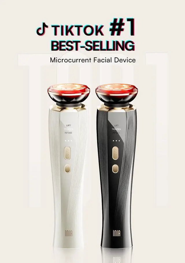 Alt view image 2 of 7 - _Mega Brand 3-in-1 Red Light Therapy for Face and Neck Facial Massager True Beauty Glow Device, Lifting & Firming Skincare Tool