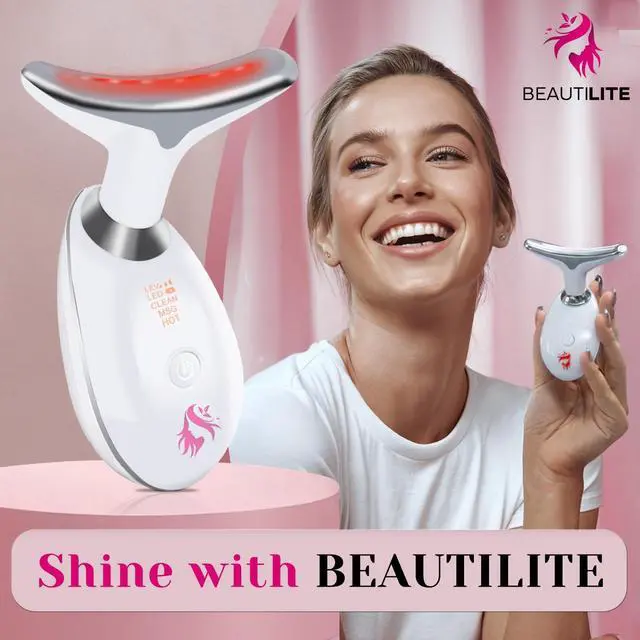 Alt view image 7 of 7 - Red Light Therapy for Face, Facial Massager, Skin Tightening & Anti-Aging Face Lift Device, True Beauty Glow Facial Massager, 7-in-1 LED Facial Sculptor