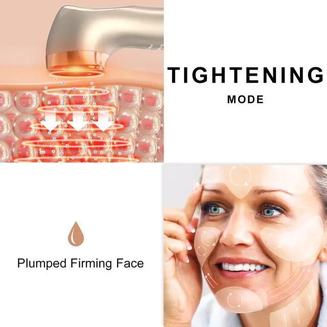 Alt view image 2 of 6 - _Mega Brand Face Skin Tightening Machine - Radio Frequency Anti-Aging Device Microcurrent Face Massager Lifting, Firming, Toning, Wrinkles Reduction De-Puffiness for Facial and Neck