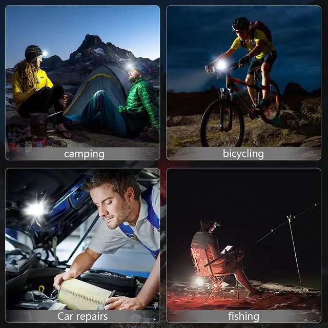Alt view image 7 of 7 - _Mega Brand Keychain Flashlight 2 Pack, 1000 Lumens EDC Flashlight COB Work Light, Bottle Opener Keychain Mini Pocket Flashlight with Magnet Bracket Folding for Biking Fishing Running