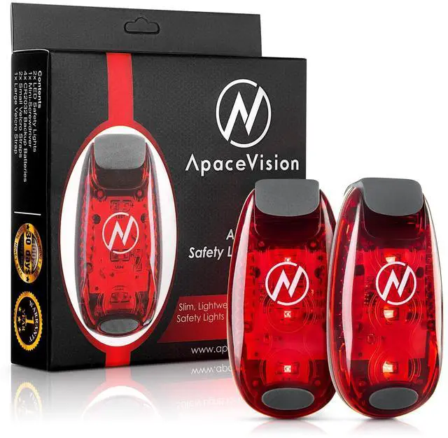 Main image of _Mega Brand LED Safety Light (2 Pack) - Clip On Strobe/Running Lights for Runners, Dog, Bike, Walking, Boat, Kayak, Stroller and More - High Visibility Accessories for Your Reflective Gear, Bicycle