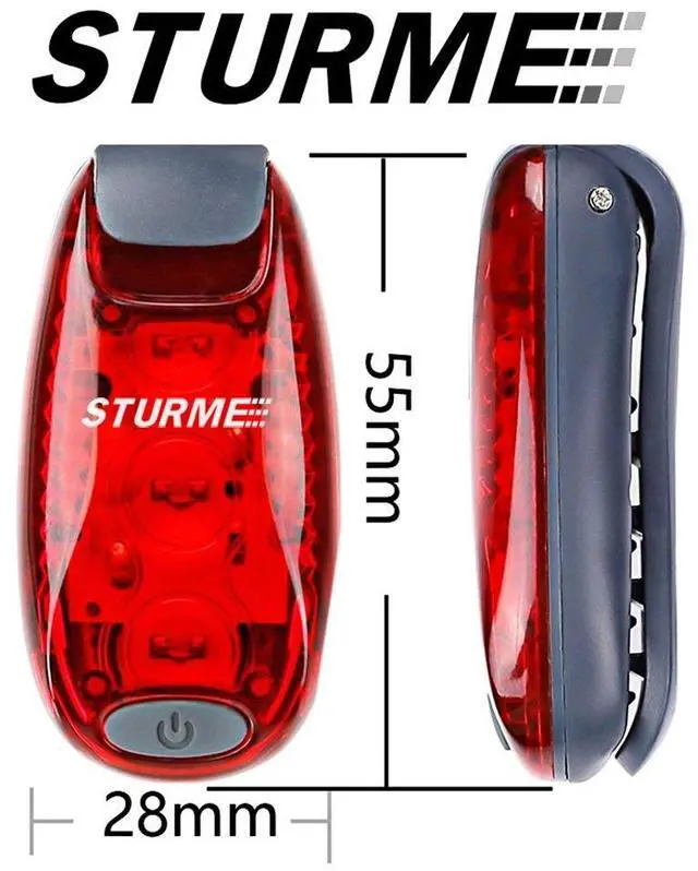 Alt view image 4 of 7 - _Mega Brand LED Safety Light Strobe Lights for Daytime Running Walking Bicycle Bike Kids Child Woman Dog Pet Runner Best Flashing Warning Clip on Small Reflective Set Flash Walk Night.Green Blue Redx2