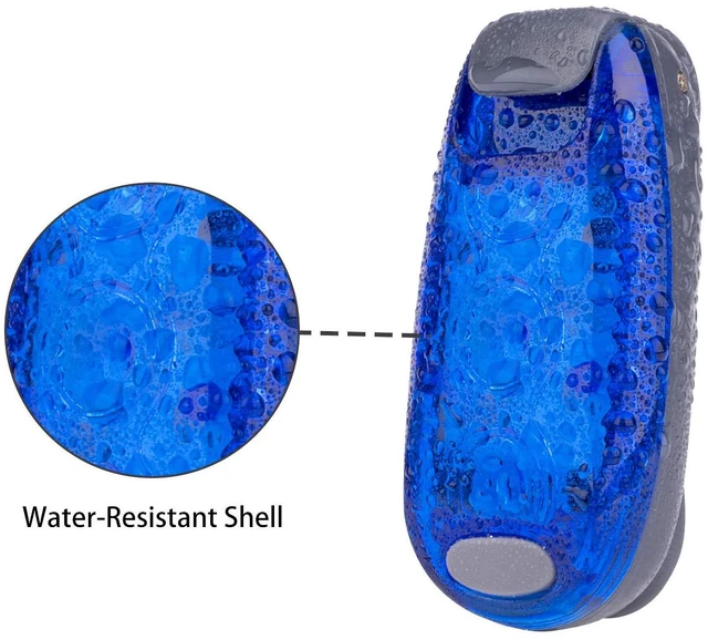 Alt view image 6 of 7 - 9 Pack LED Safety Lights, Clip-On Flashing Strobe Lights for Night | High Visibility LED Clip-On Safety Lights In Red, Blue And Green For Running, Walking And Cycling. Wear On Clothes Or Gear.