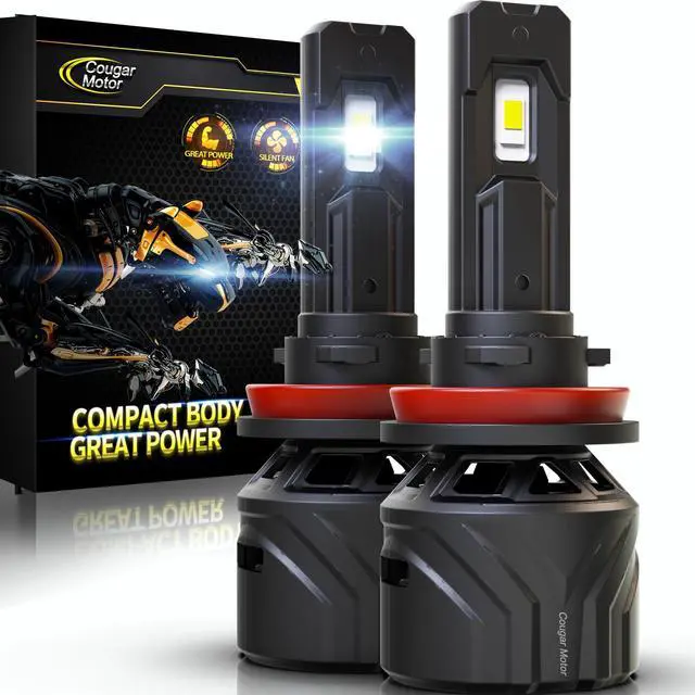Main image of _Mega Brand H11 Bulbs, H11 Light Bulb H8 H9 Fog Lights 6500K White Non-Polarity H11 Fog Bulb Plug and Play - Pack of 2