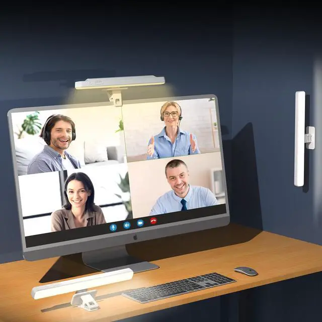 Main image of _Mega Brand Rechargeable Video Conference Light with 3 Models and 5 Brightness Levels,Built-in 3600mAh Battery for Tiktok,Facebook,Meeting,Bookshelf Ceiling, Streaming, Piano, Emergency Tube Light