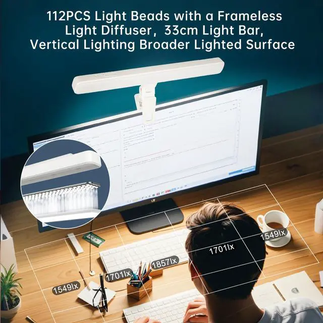 Alt view image 6 of 7 - _Mega Brand Rechargeable Video Conference Light with 3 Models and 5 Brightness Levels,Built-in 3600mAh Battery for Tiktok,Facebook,Meeting,Bookshelf Ceiling, Streaming, Piano, Emergency Tube Light
