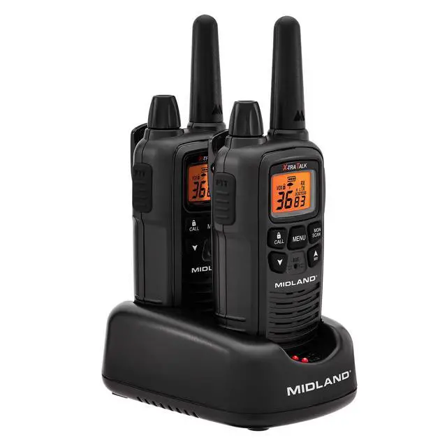 Alt view image 6 of 7 - _Mega Brand LXT600VP3 FRS Walkie Talkies - Long Range 36-Channel Two-Way Radios, NOAA Weather Alerts(2-Pack, Black)