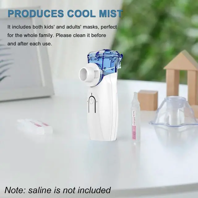 Alt view image 4 of 7 - Ultrasonic Nebulizer, Portable Nebulizer Machine with Two Power Mode