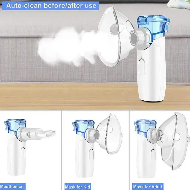 Alt view image 5 of 7 - Ultrasonic Nebulizer, Portable Nebulizer Machine with Two Power Mode
