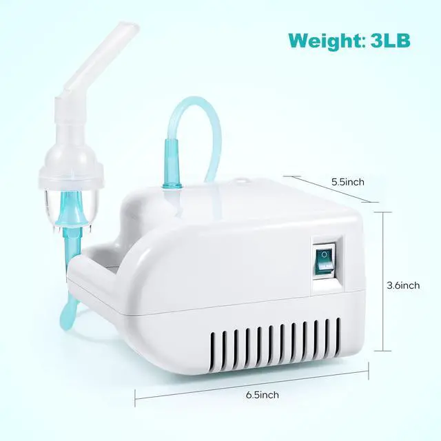Alt view image 2 of 7 - Nebulizer Machine, Portable Nebulizer for Adults and Kids with 1 Set of Kits,