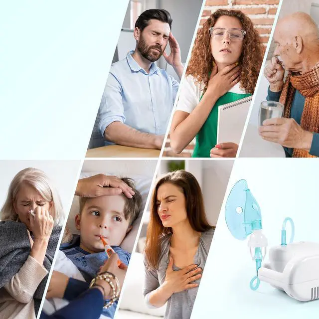 Alt view image 5 of 7 - Nebulizer Machine, Portable Nebulizer for Adults and Kids with 1 Set of Kits,