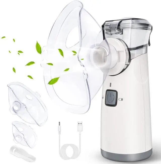 Main image of Portable Nebulizer for Adults and Kids Handheld Nebulizer with Automatic-Cleaning Ultrafine Mesh Making, Effective for Home use