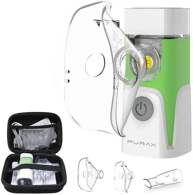 Main image of Portable Nebulizer for Adults and Kids,Rechargeable Handheld Mesh Nebulizer Machine, Travel & Home Use, Fast Relief for Breathing Problems, Ultra Quiet Auto-Cleaning