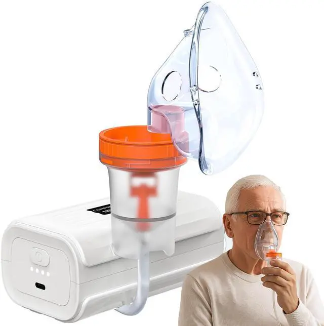Main image of _Mega Brand Nebulizer, Portable Nebulizer for Adults and Kids,Portable Nebulizer for Adults & Kids,Handheld Mesh Nebulizer for Breathing Problems