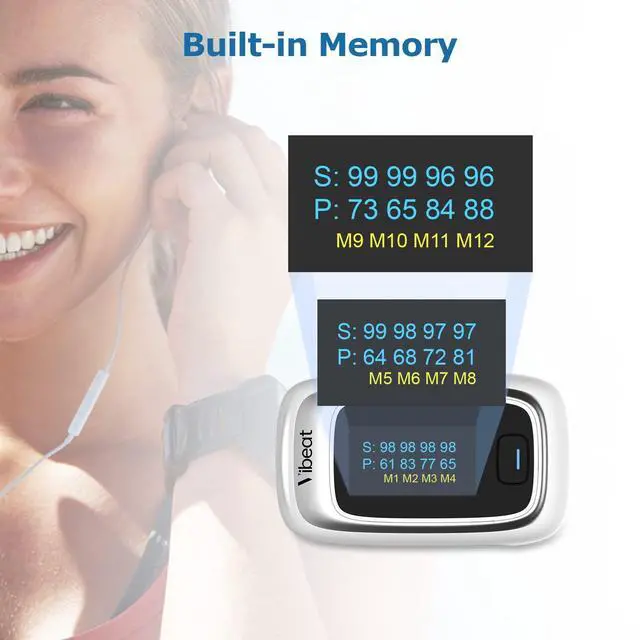 Alt view image 4 of 7 - _Mega Brand Fingertip Pulse Oximeter, Blood Oxygen Saturation Monitor| O2 Meter, Portable SPO2 & Pulse Rate Monitor, Batteries and Lanyard Included
